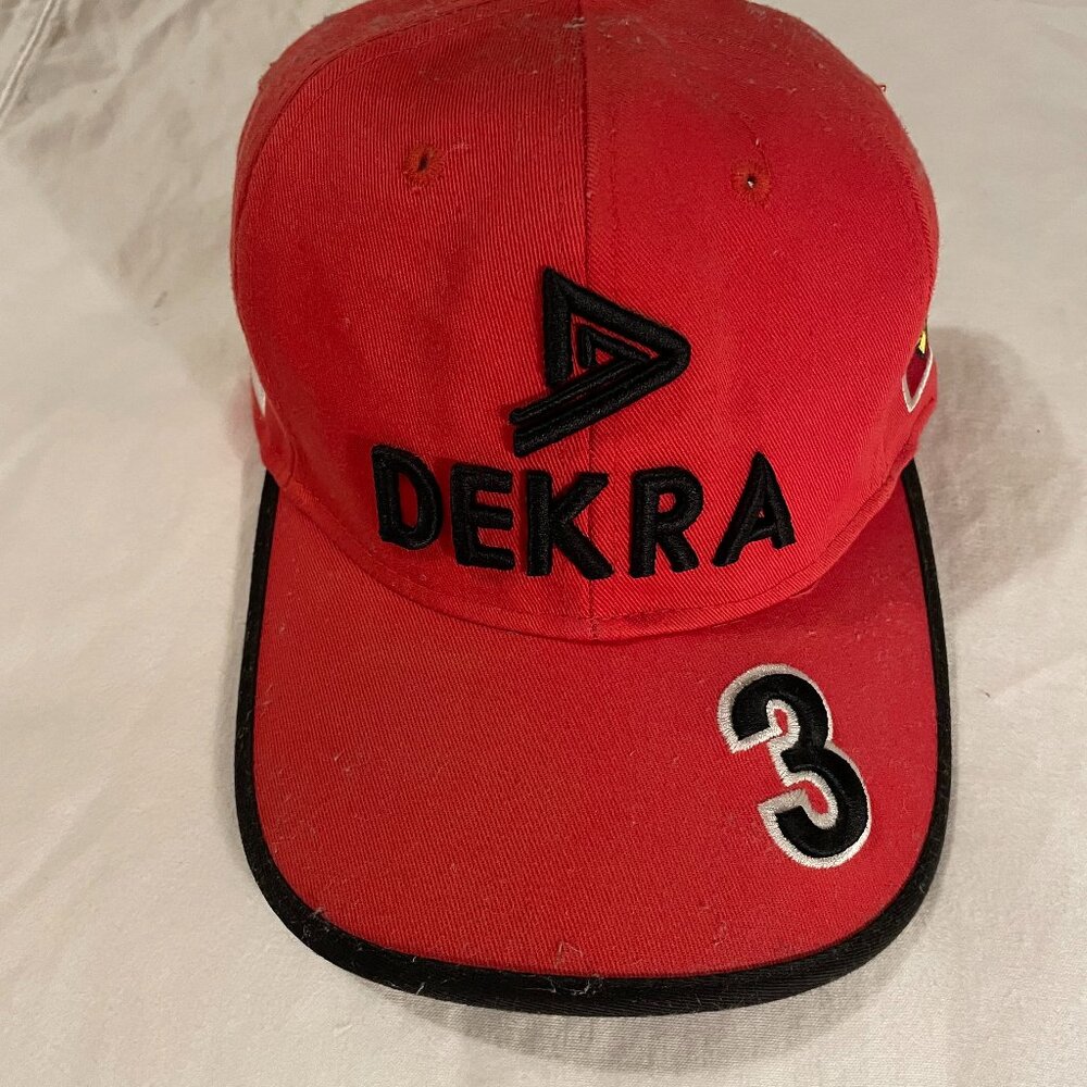 Michael Schumacher Ferrari Formula 1 team staff cap 1998 DEKRA